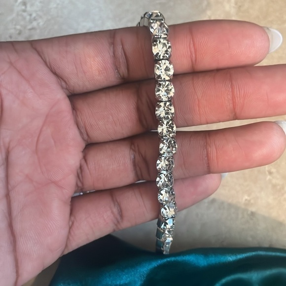 Crystal Sky emerald Green Silk Mini Dress - Picture 5 of 6